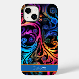 Funda Para iPhone 14 De Case-Mate Moderno Resumen de las nasas de color Neon