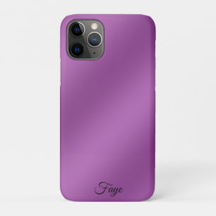 Funda Para iPhone 11 Pro Moderno Sencillamente Gradiente púrpura sólido Pat