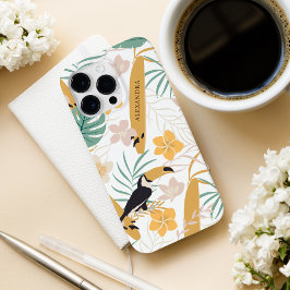 Funda Para iPhone 14 Pro Max De Case-Mate Moderno Tropical Botánico Personalizado