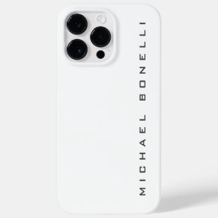 Funda Para iPhone 14 Pro Max De Case-Mate Moderno y creativo trendy White Add Name