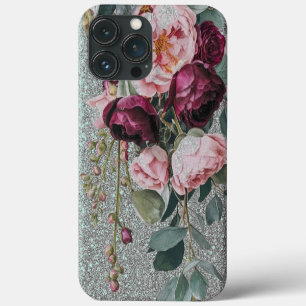 Funda Para iPhone 13 Pro Max Moderno y elegante Funda rosa burdeos-Mate iPhone
