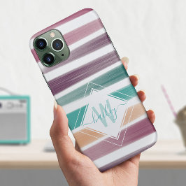 Funda Para iPhone 11 Pro Moderno y elegante pincel pinceladas Moda Nombre d