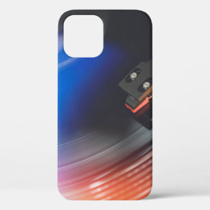 Funda Para iPhone 12 Moderno y giratorio para reproducir música en disc