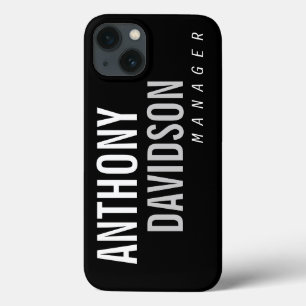 Funda Para iPhone 13 Moderno y moderno negrita Texto en negrita