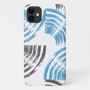 Funda Para iPhone 11 Modernos, geniales, de moda, azulados trazos abstr