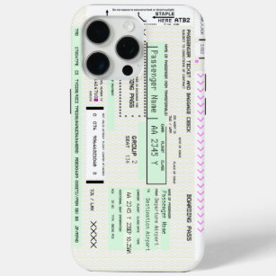 Funda Para iPhone 15 Pro Max Modificar esta tarjeta aérea de embarque Ver2