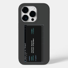 Funda Para iPhone 14 Pro De Case-Mate Modo oscuro del Bloc de notas del programador del