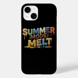 Funda Para iPhone 14 De Case-Mate Modo Verano: Derretir – Texto Divertido que se Der