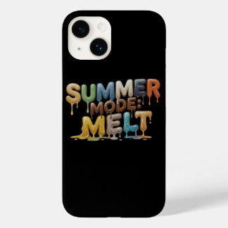 Funda Para iPhone 14 De Case-Mate Modo Verano: Derretir – Texto Divertido que se Der