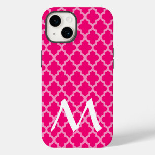Funda Para iPhone 14 De Case-Mate Modos rosados marroquíes Quatrefoil
