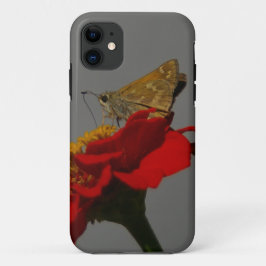 Funda Para iPhone 11 Modos y zinnia roja