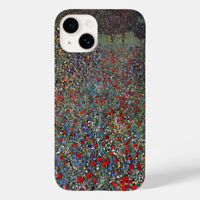 Funda De Case-Mate Para iPhone Mohnfeld, Gustav Klimt (Reverso )