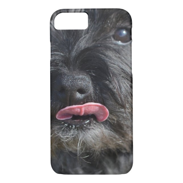 Funda De Case-Mate Para iPhone Mojón Terrier adorable (Reverso)