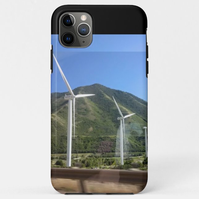 Funda De Case-Mate Para iPhone Molino de viento (Reverso)