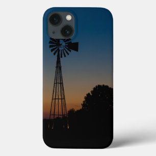 Funda Para iPhone 13 Molino de viento Ozark Sunset