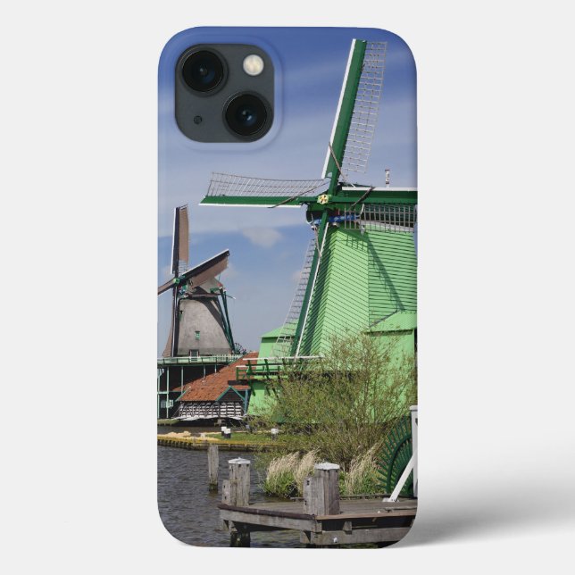 Funda De Case-Mate Para iPhone Molino de viento, Zaanse Schans, Holanda, Países B (Reverso)