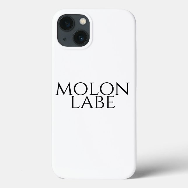 Funda De Case-Mate Para iPhone Molon Labe (Reverso)