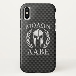 title_seo2 Molon Labe Chrome Estilo Spartan Armor Fibra De Ca