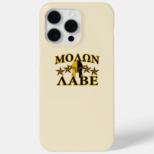 Funda Para iPhone 15 Pro Max Molon Labe Guerrero Espartano Casco Decoración Dor