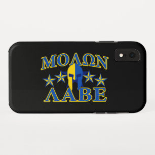 title_seo2 Molon Labe Guerrero Espartano Decoración Azul Amar
