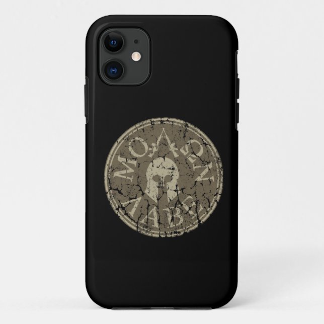 Funda De Case-Mate Para iPhone Molon Labe, viene tomarlos (Reverso)