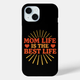 Funda Para iPhone 15 Mom Life es el mejor estuche para iPhone / iPad de