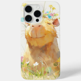 Funda Para iPhone 15 Pro Max Momento de Capybara Zen
