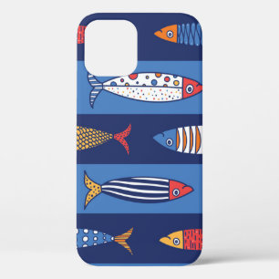Funda Para iPhone 12 Momento de juego acuático: Fantasía de peces para 