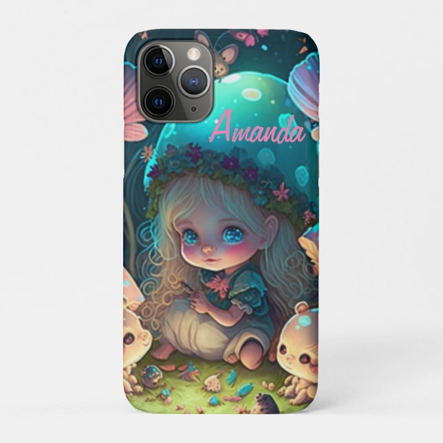 Funda De Case-Mate Para iPhone Momentos del elfo mágico (Reverso)