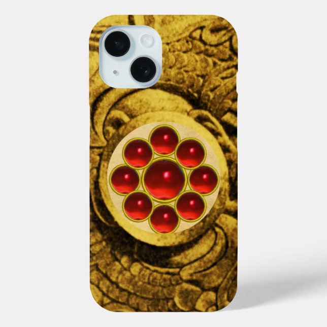 Funda De Case-Mate Para iPhone MON GEM rojo (Reverso )