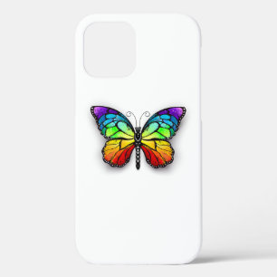 Funda Para iPhone 12 Pro Monarca de mariposa arcoiris