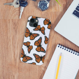 Funda Para iPhone 13 Monarch Butterfly Botanical Nature Trendy