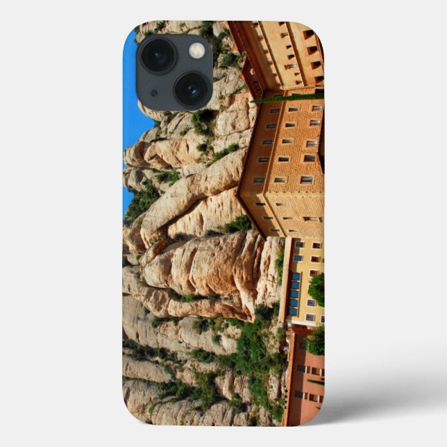 Funda De Case-Mate Para iPhone Monasterio de Montserrat, Cataluña, España (Reverso)
