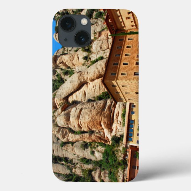 Funda De Case-Mate Para iPhone Monasterio de Montserrat, Cataluña, España (Reverso)