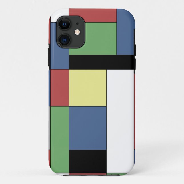 Funda De Case-Mate Para iPhone Mondrian #11 (Reverso)