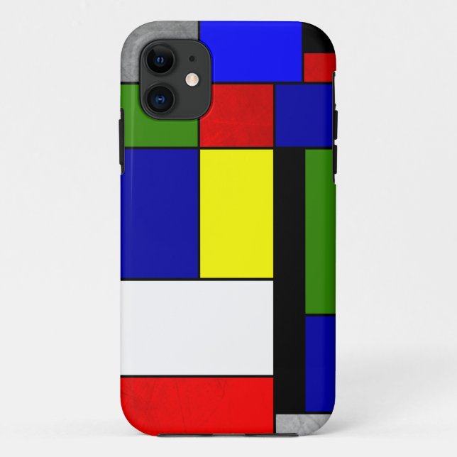 Funda De Case-Mate Para iPhone Mondrian #4 (Reverso)