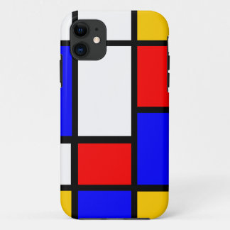 Funda Para iPhone 11 Mondrian clásico