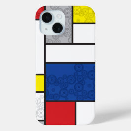 title_seo2 Mondrian Retro Círculos Minimalistas De Stijl Mod 