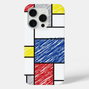 title_seo2 Mondrian Scribbles Minimalista De Stijl Arte Moder