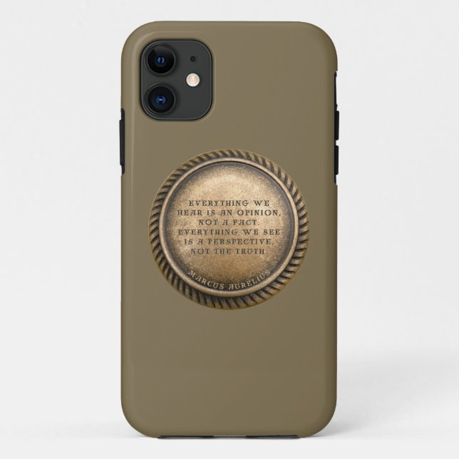 Funda De Case-Mate Para iPhone Moneda De Moneda Dictada Por Marcus Aurelius (Reverso)