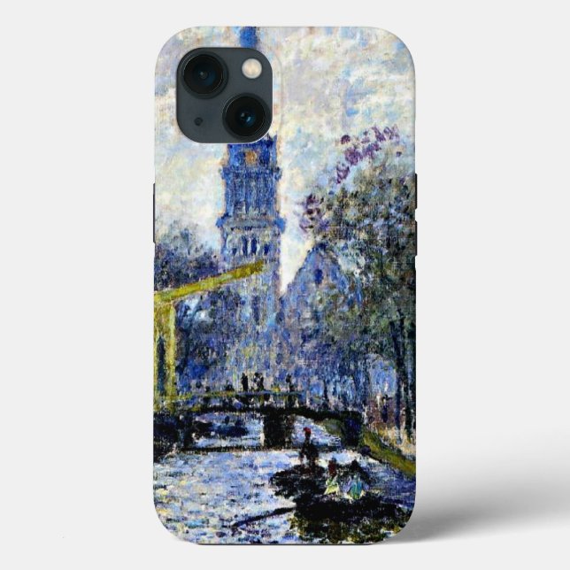 Funda De Case-Mate Para iPhone Monet - Canal de Amsterdam, (Reverso )