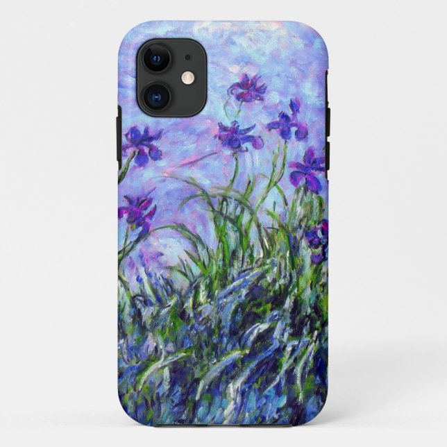 Funda De Case-Mate Para iPhone Monet Lilac Irises (Reverso)