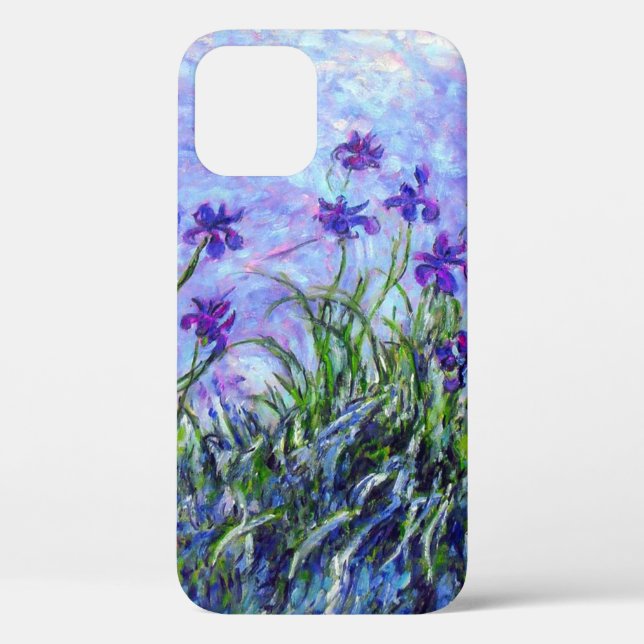 Funda De Case-Mate Para iPhone Monet Lilac Irises (Reverso )