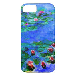 Funda Para iPhone 8/7 Monet - Lilies de agua (rojo)