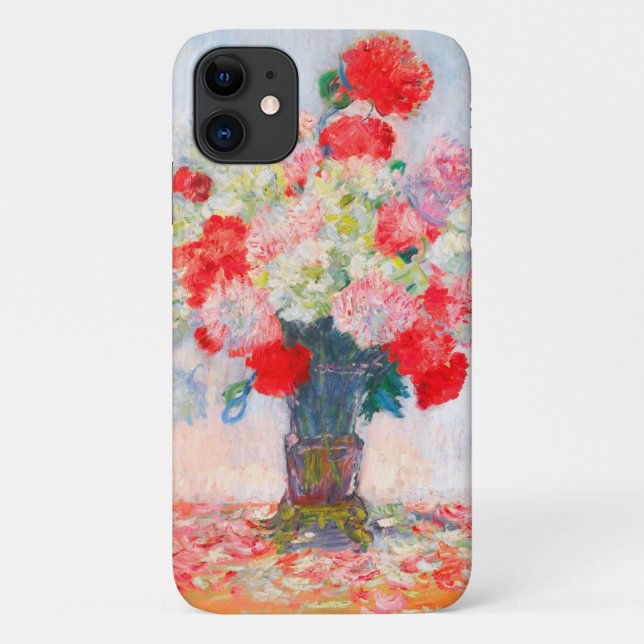 Funda De Case-Mate Para iPhone Monet Peonies (Reverso)