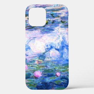 Funda Para iPhone 12 Monet Pink Water Lilies 