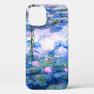 Funda Para iPhone 12 Monet Pink Water Lilies 