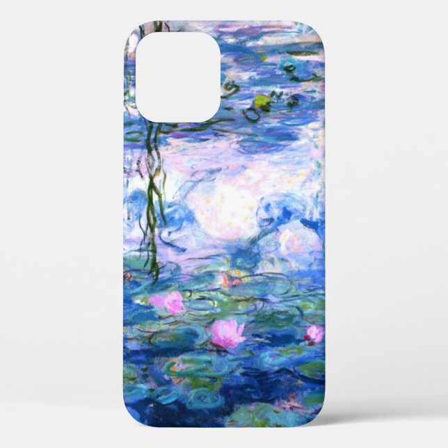 Funda De Case-Mate Para iPhone Monet Pink Water Lilies  (Reverso )