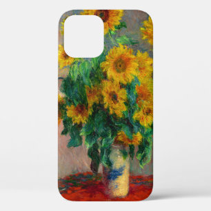 Funda Para iPhone 12 Monet Sunflowers