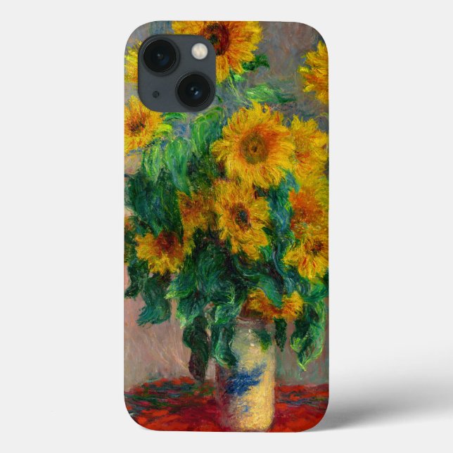 Funda De Case-Mate Para iPhone Monet Sunflowers (Reverso)